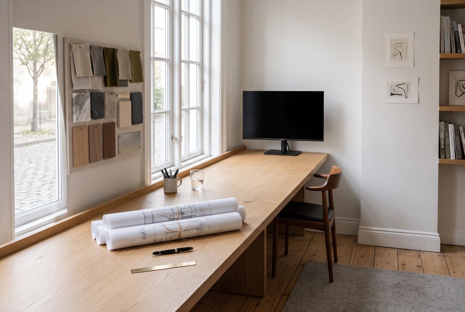A calm design studio